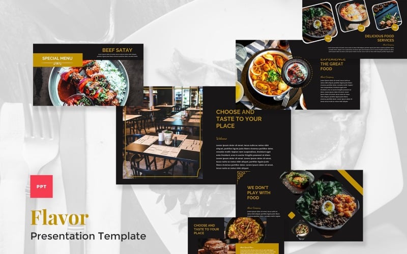 Flavor - Catering & Food PowerPoint Template