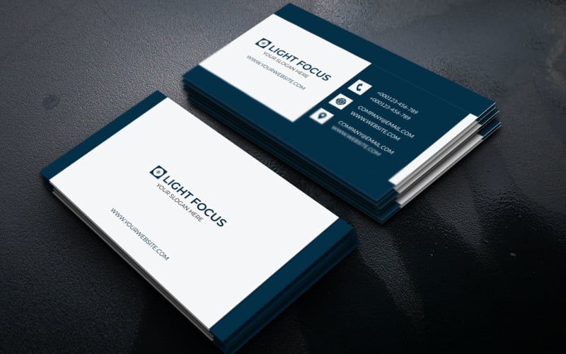 Creative Business Card Template #178910 - TemplateMonster