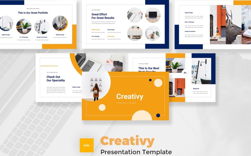 Creativy - Modèle Creative Google Slides