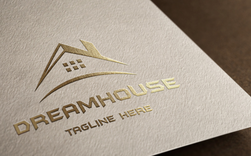 Dream House Logo modello di progettazione