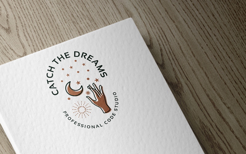 Vang de Dreams Logo-sjabloon
