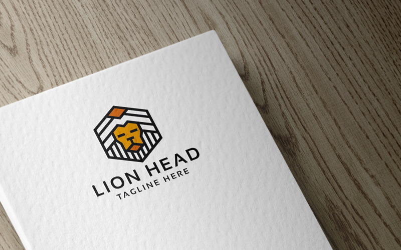 Lion Head Logo sjabloon
