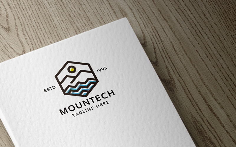 Mountech logotyp mall