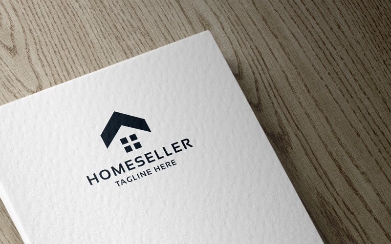 Plantilla de logotipo de vendedor de vivienda
