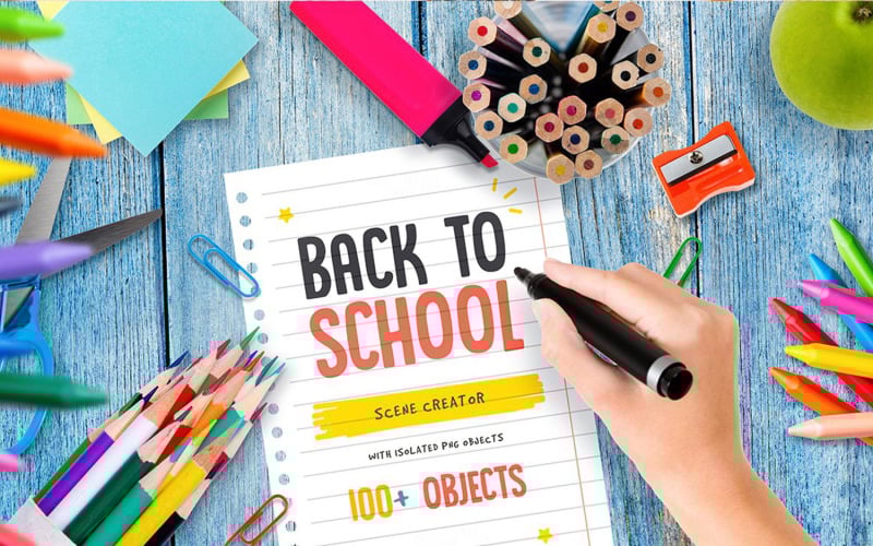Back to School - Scene Generator Product Mockup