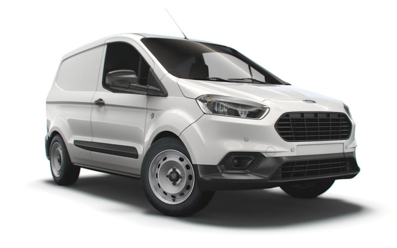 Ford Transit Courier Leader UK-spec 2020 3D Модель