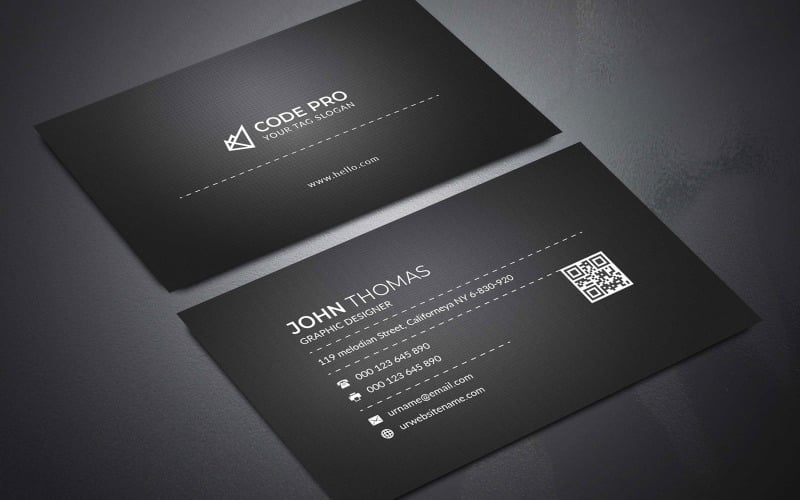 Business Card Corporate identity template - TemplateMonster