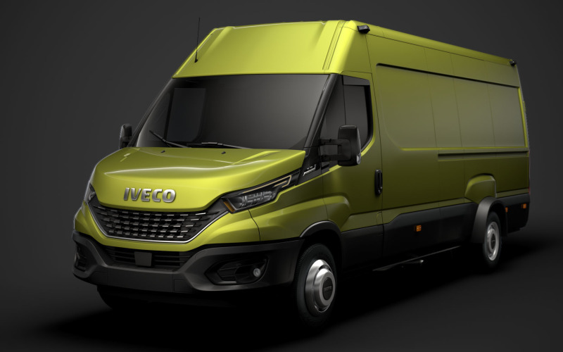 Iveco Daily Van L4H2 2020 3D Model #176984 TemplateMonster