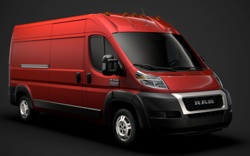 Ram Promaster Cargo 3500 HR 159WB 2020 3D Model