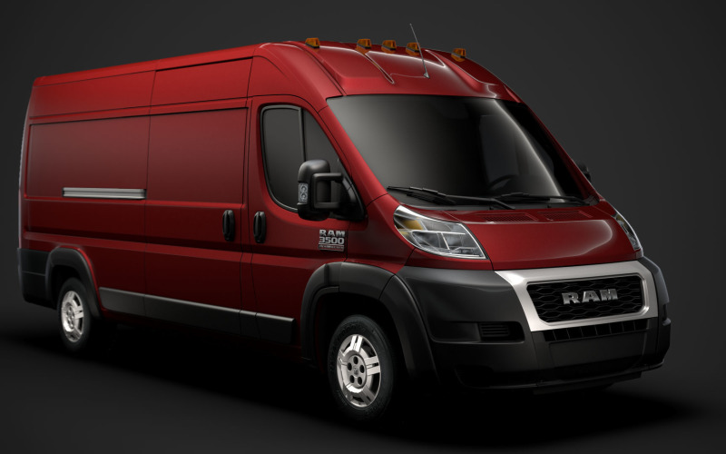 Ram Promaster Cargo 3500 HR 159WB EXT 2020 3D Modeli