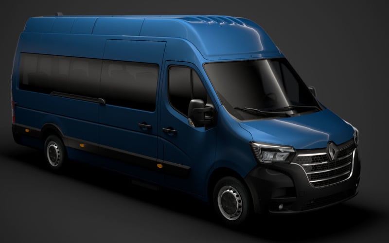 Renault Master L4H3 MiniBus 2020 Modèle 3D