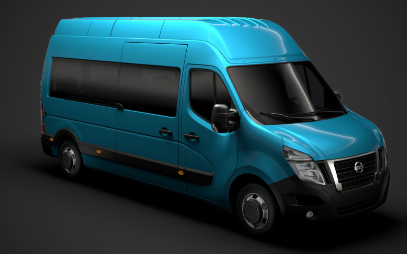 3D-модель Nissan NV 400 L3H3 Minibus 2020