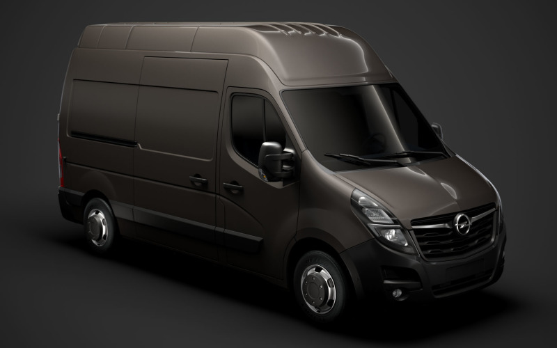 Model 3D Opel Movano L2H3 Van 2020