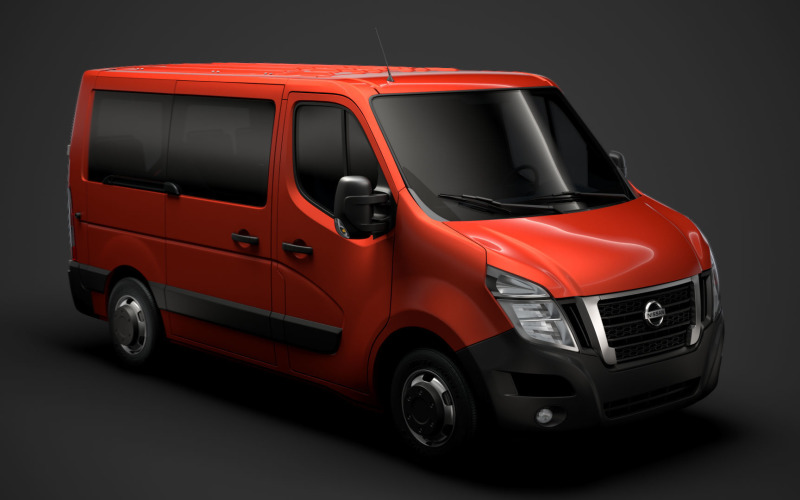 Nissan NV 400 L1H1 WindowVan 2020 3D Model