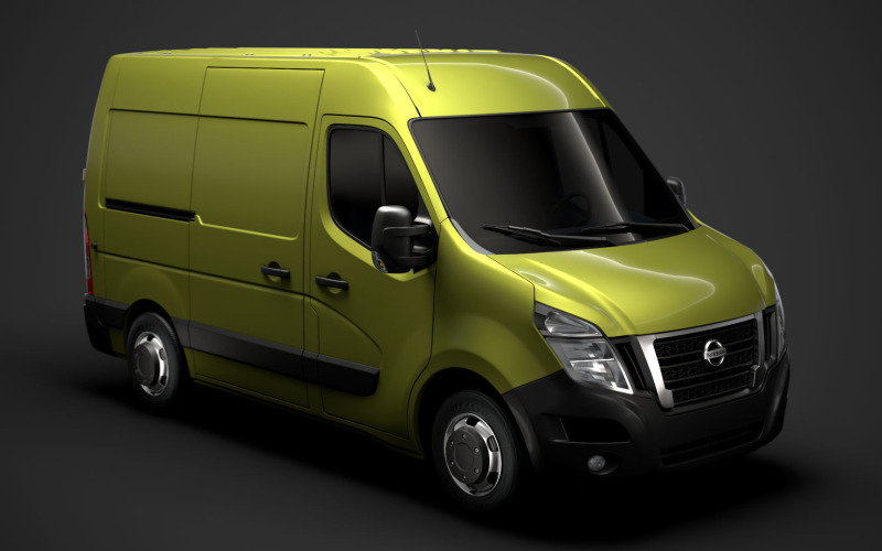 Nissan NV 400 L1H2 Van 2020 3D-Modell