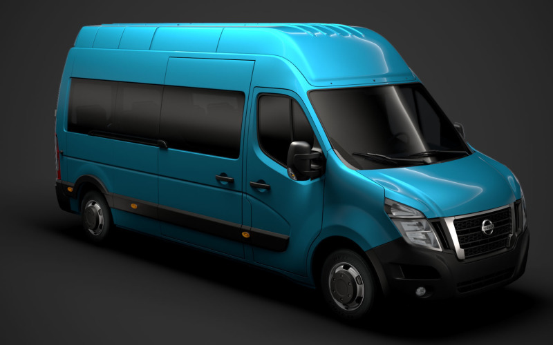 Nissan NV 400 L3H3 Minibus 2020 Modelo 3D