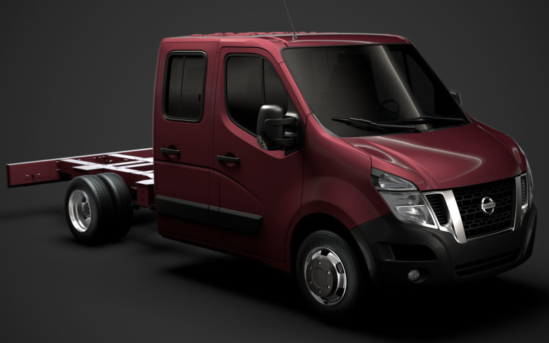 Nissan NV400 CrewCab DW E20 Chassis 2014 3D Model