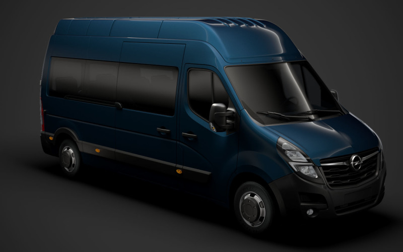 Opel Movano L3H3 Minibus 2020 3D模型