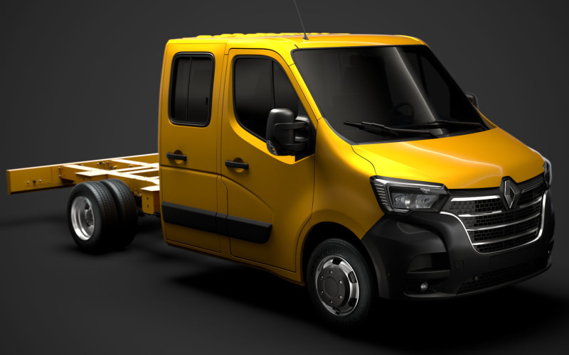 Renault Master CrewCab DW E20 Podwozie 2020 Model 3D