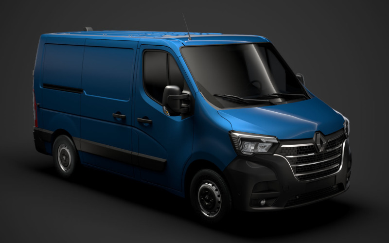 Renault Master L1H1 Van 2020 3D Model