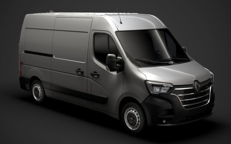 Renault Master L2H2 Van 2020 3D Model