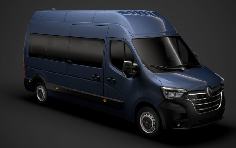 Renault Master L3H3 Minibus 2020 Modèle 3D