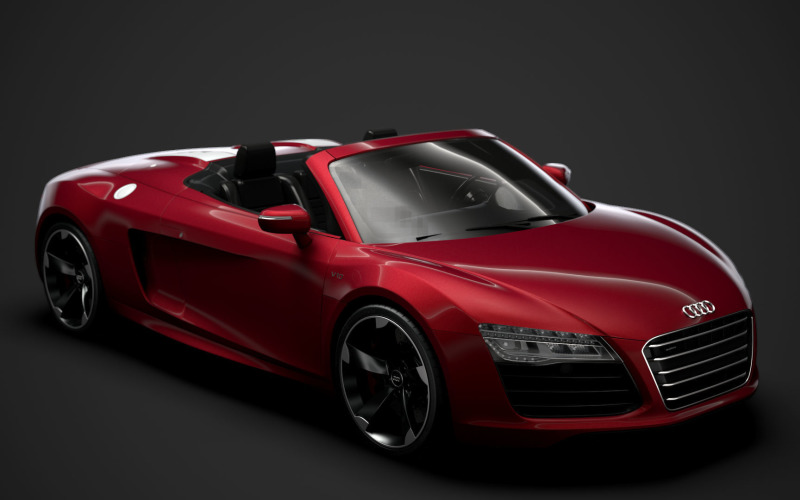 Audi R8 V10 Spyder 2016 3D模型