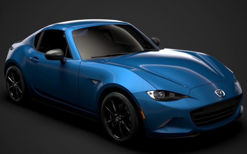 3D-модель Mazda MX 5 RF Sport Black ND 2020