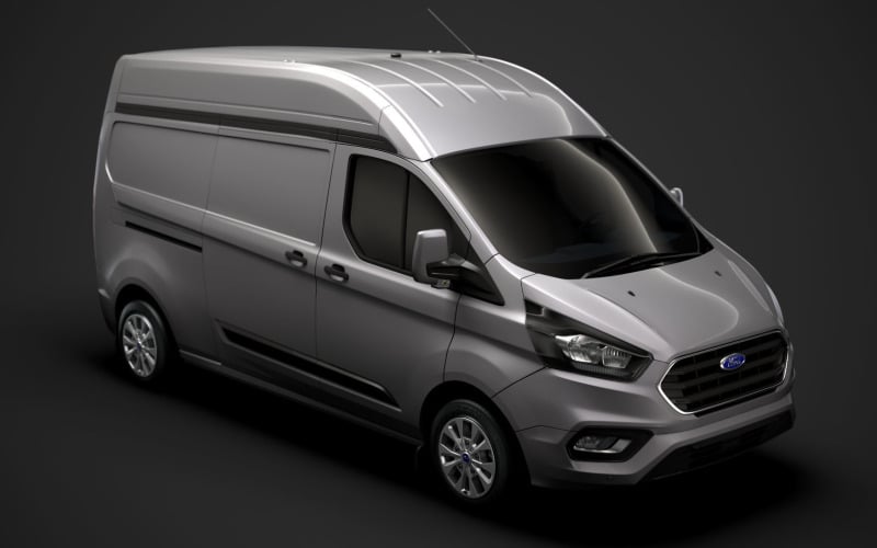 Ford Transit Custom L2H2 2020 3D modell