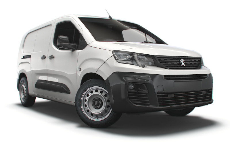 Peugeot Partner UK-spec Professional Crew Van 2020 3D Model