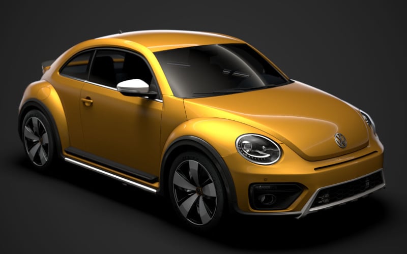 VW Beetle Dune 2020 3D Model