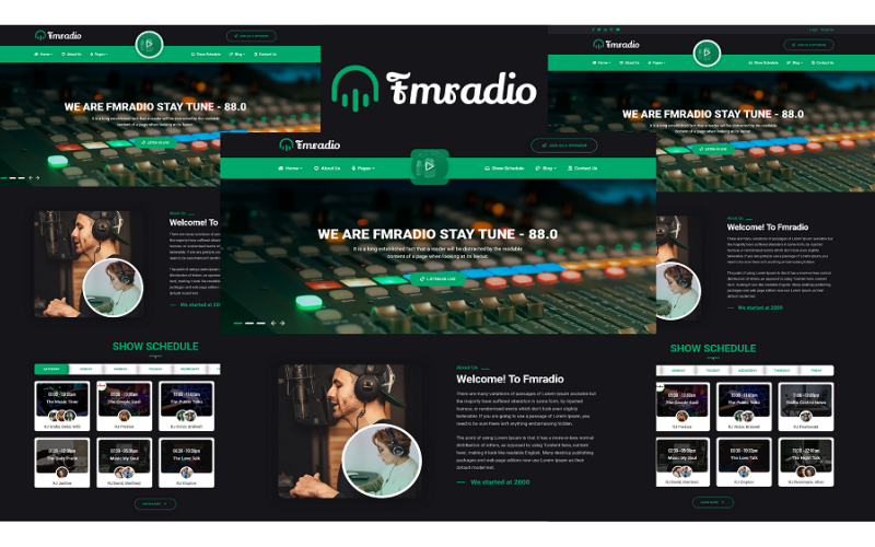 Free Html5 Templates Radio Station Printable Templates Free Html5 Templates Radio Station Printable Templates