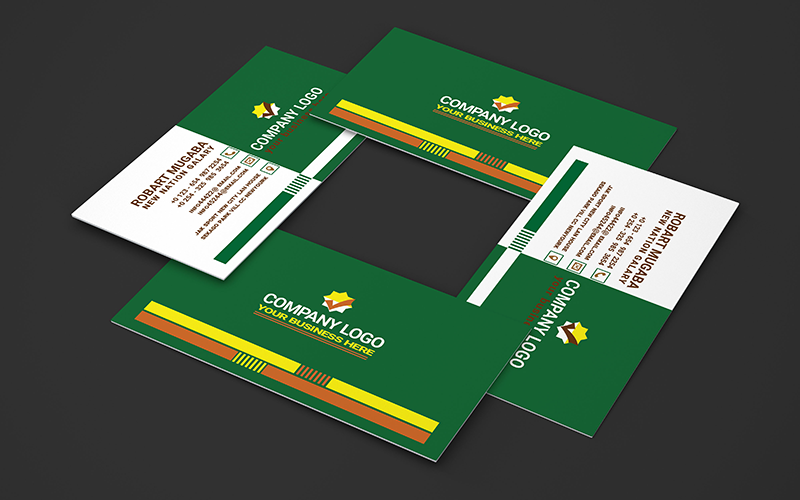 Modelo de identidade corporativa Simple Business Card-so-8