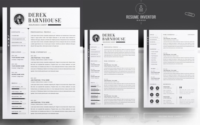 BARNHOUSE BarnHouse / Modelos de currículo para impressão