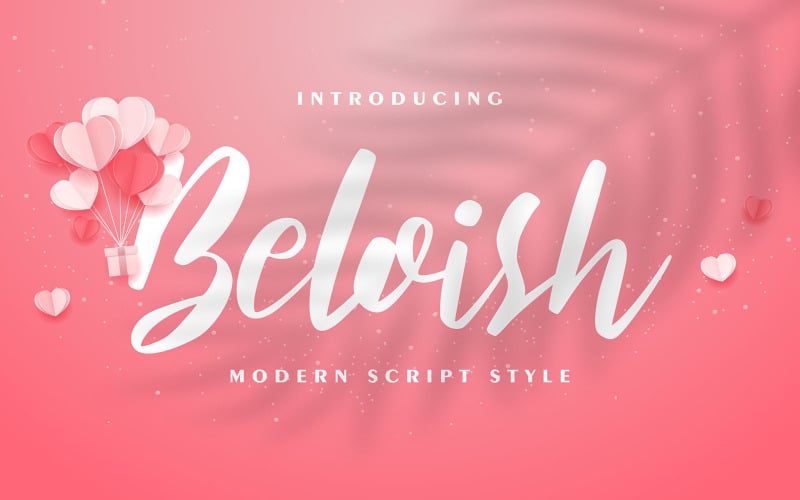 Beloish | Moderní písmo ve stylu písma