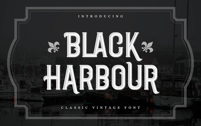 Black Harbor | Klassiskt teckensnitt