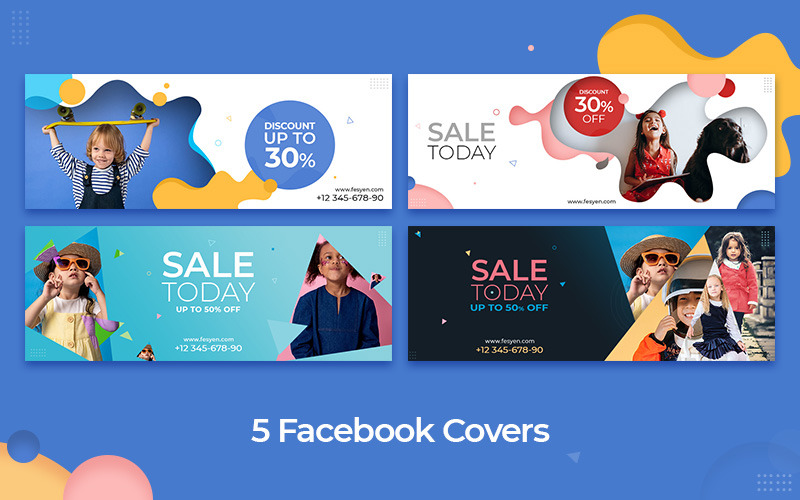 Gangsal 5 Facebook Cover Template For Social Media