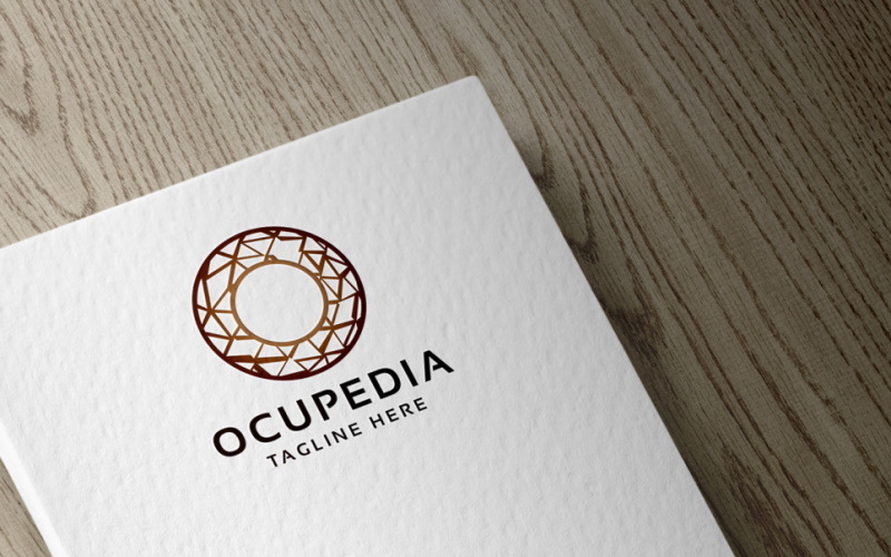 Ocupedia Letter O Logo Vorlage