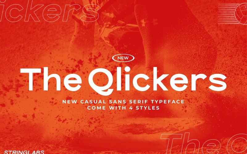 The Qlickers - Casual Sans Serif-lettertype