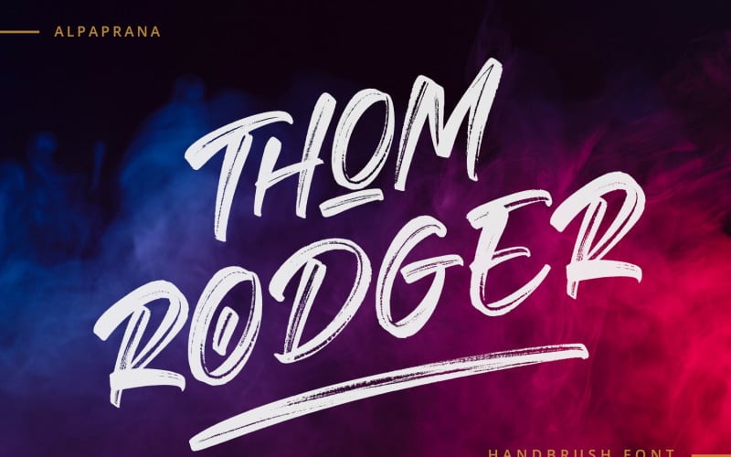 Thom Rodger - Hand Brush Font