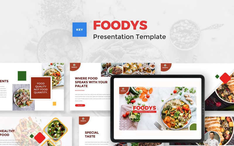 Foodys - Food Keynote Vorlage