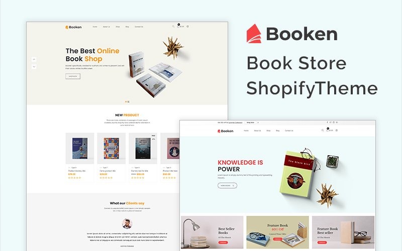Booken - Könyvesbolt Shopify téma