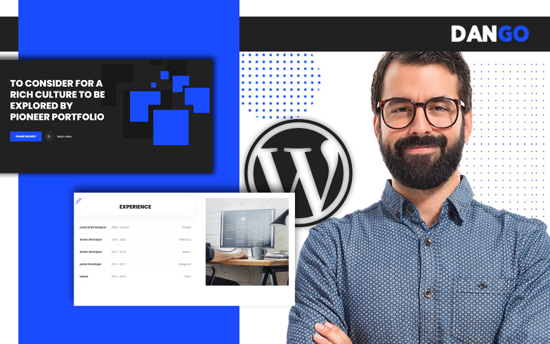 Dango - тема WordPress для цифрового агентства