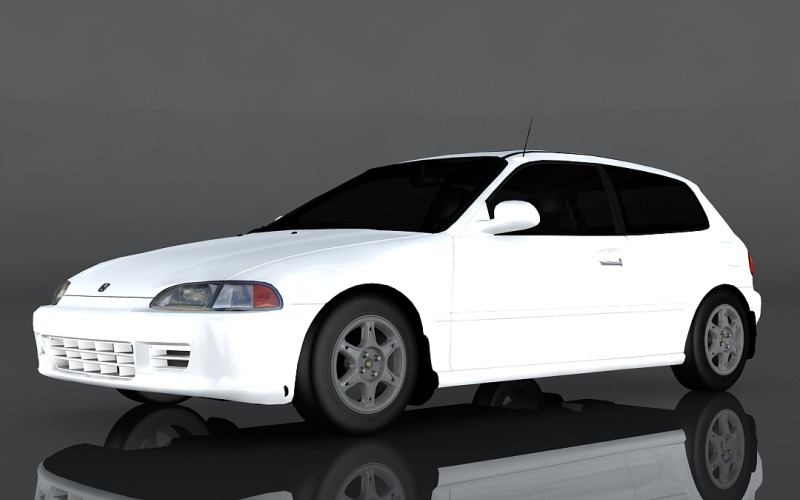1994 Honda Civic VTI 3D-Modell