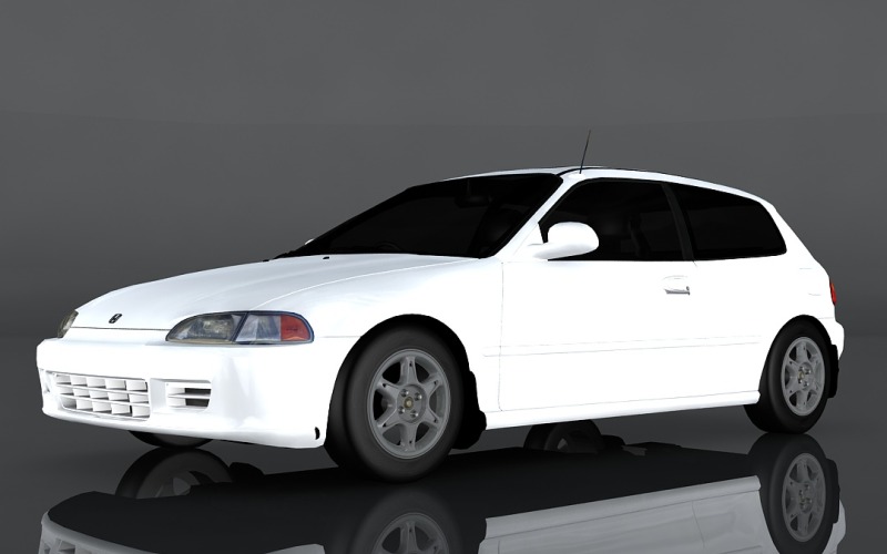 1994 Honda Civic VTI Modèle 3D