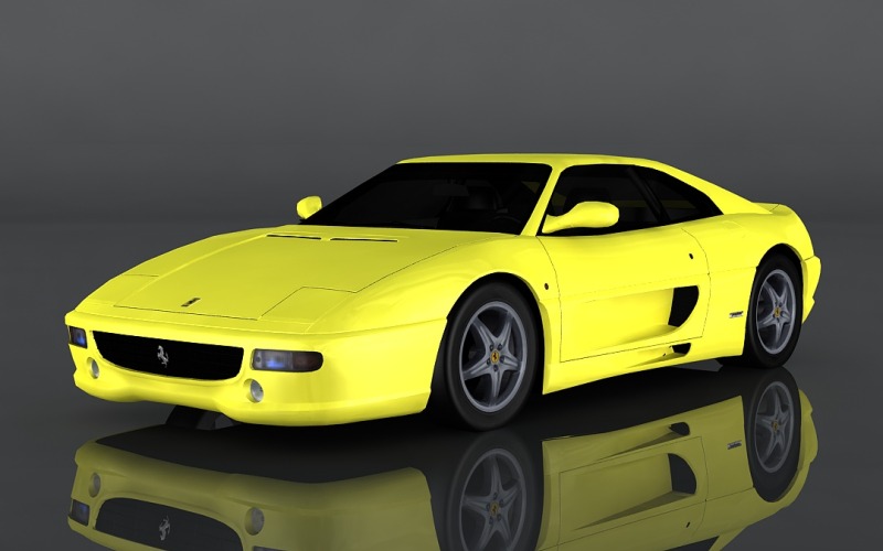 Modelo 3D Ferrari F355