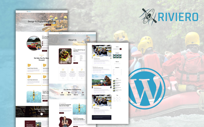 Riviero - Rafting WordPress Teması