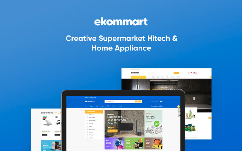 TM Ekommart - Hitech için Mükemmel Süpermarket; Ev Aletleri Online mağaza PrestaShop Teması
