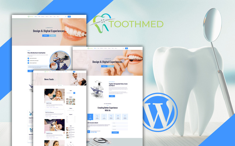 Toothmed - Tandläkarklinik WordPress-tema