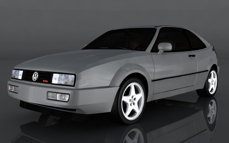 1995 Volkswagen Corrado 3D模型